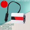 Invertor Auto 200W DC12V La AC220V 2 Porturi USB 1 Priză AC Încărcare Rapidă Invertor Auto