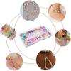 Polymer Clay Beads Kit 15 Style Cute Heart Star Clay Beads Charms for Jewelry Necklace Earring Making DIY Bracelet Accessories