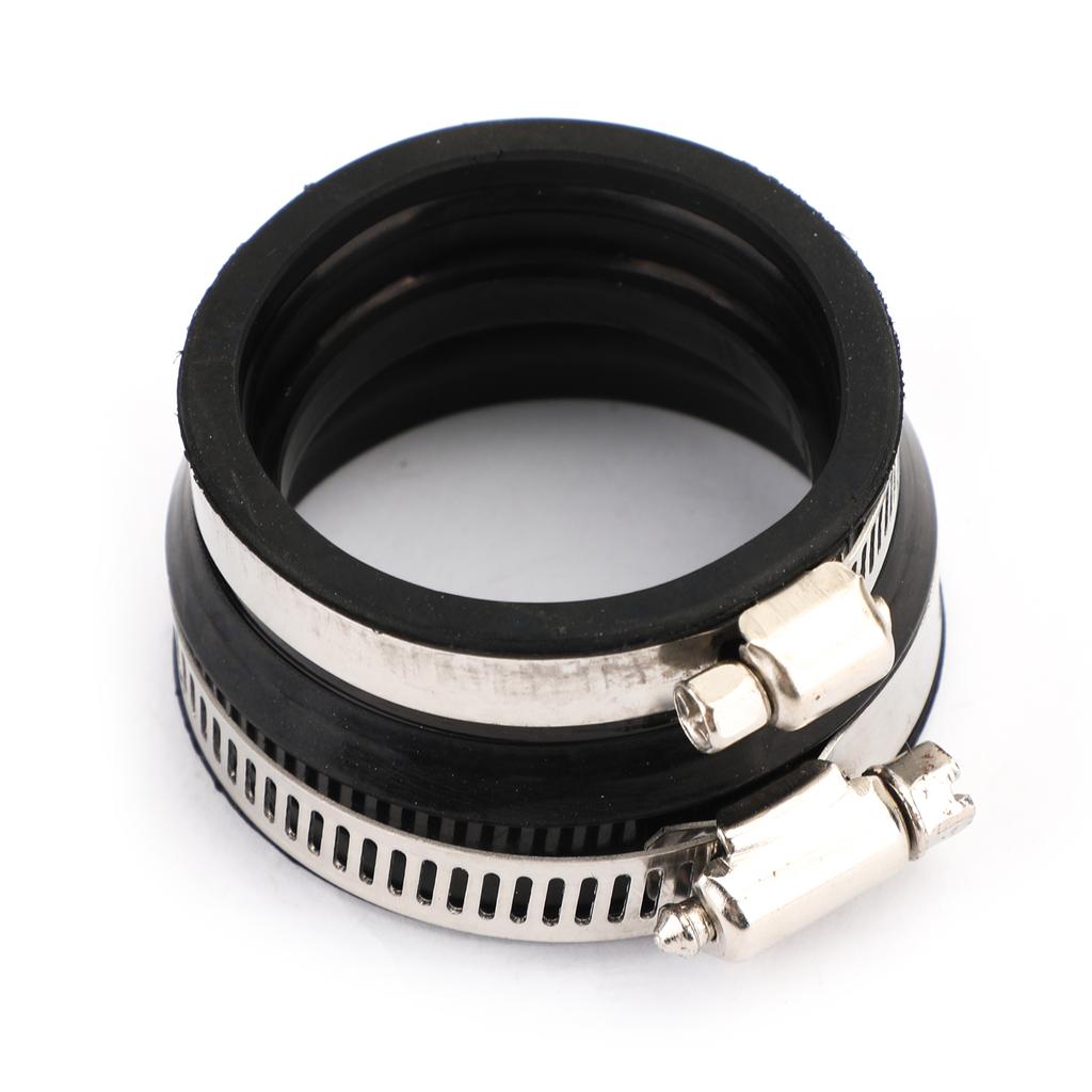 Rubber Carburetor Boot Flange W/Clamps Fit for Can-Am Bombardier DS650 2000-2007