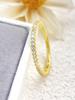 925 Sterling Silver 1.4MM Simple Elf Gorgeous Shiny Zircon Ring For Women Engagement Wedding Luxury High Quality Fine Jewelry