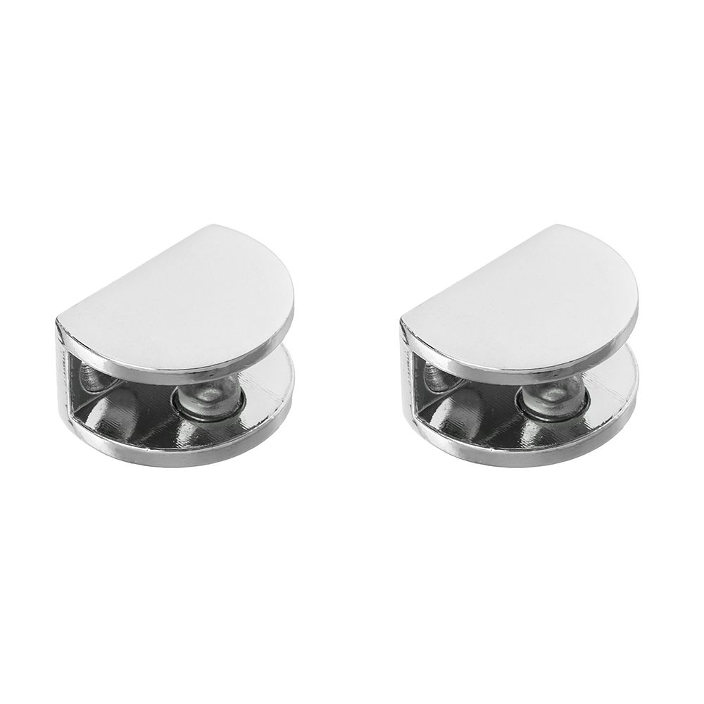 2pcs Thicken Alloy Board Support Plank Clip Glass Shelf Support Glass Clamp Glass Shelf