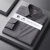 High Quality Modal Woolen Shirt Long Sleeve Men White Black Versatile Shirt Men Wear Fashionable Business Casual Anti-Wrinkle