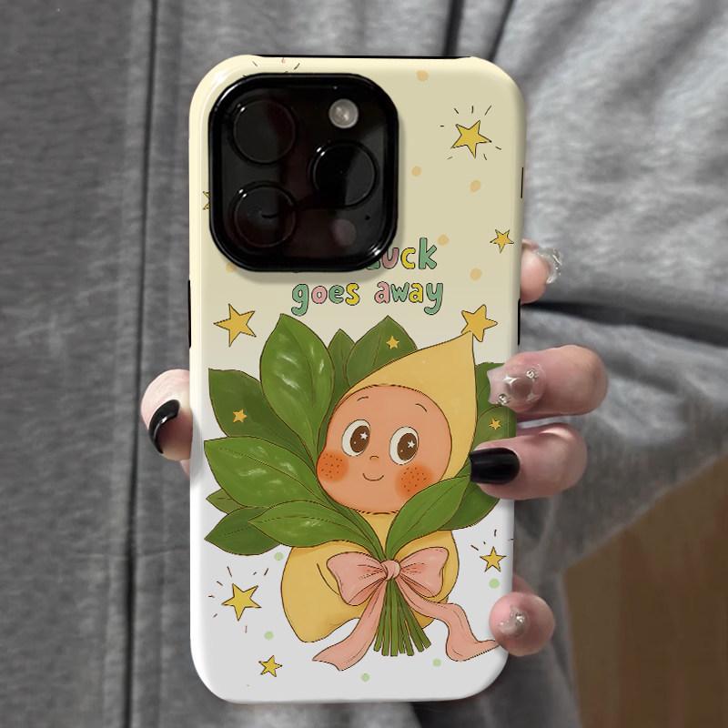 

Yuzu Cartoon Case for iPhone 16 Pro/17 Pro Max - Cute Full Wrap Lens Protection iPhone 17 Air