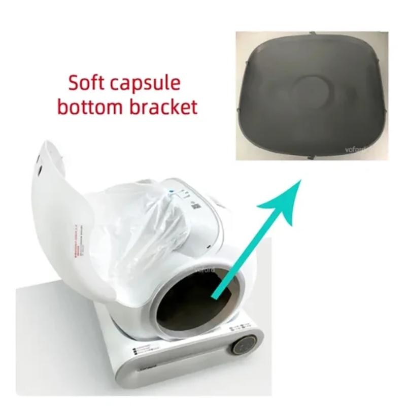 Tonepie Automatický kočičí záchod Příslušenství Spodní kapsle Větrací otvor Gumová zátka Dvířka nádoby Podložka pro kontrolu písku Potřeby pro domácí mazlíčky