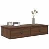 VidaXL Wall Shelf with Drawers Brown Oak Engineered Wood 859956