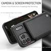 CaseMe-C22 Protective Skins For iPhone  17/17 Air/17 Pro/17 Pro Max , Luxury PU Leather Case Wallet Card Holder Phone Cover for Woman Man