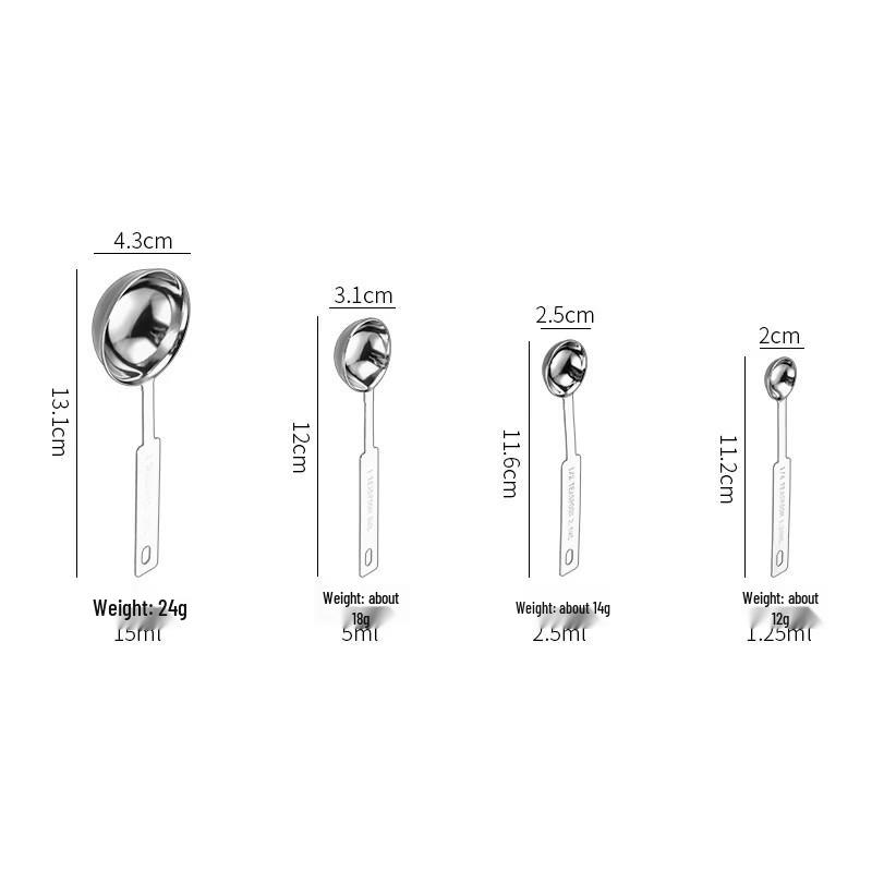 

MDNG Stainless Steel Measuring Spoon Set