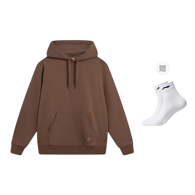 Li Ning Sports Lifestyle Collection China Color Series Sweatshirt Unisex Milk Coffee Umber AWDT963-5