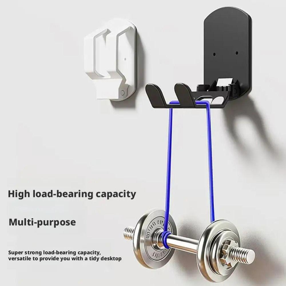 Wall Mounted Foldable Headphone Stand Space Saving Hole-Free Installation Gaming Headset Bracket Silicone Non-Slip Pad Universal