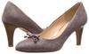 JILL STUART SHOE Ribbon Motif Round Toe Pumps 6307 Women's Pink Gold 23.5cm E