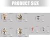 Delicate Flower Pattern Optional Acrylic Display Stand Rotates Desk Ornament 2D Flat Acrylic for Home Decorations