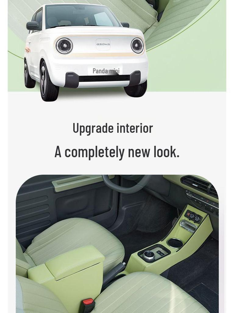 Panda Mini Armrest Box for Electric Vehicle Interior Modification