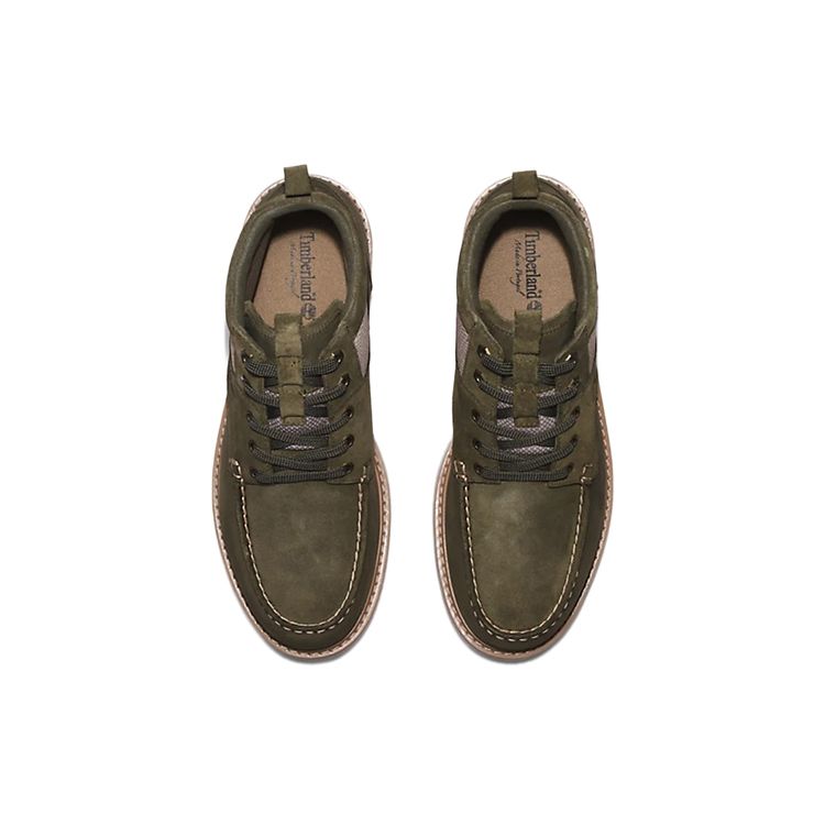 Timberland Newmarket Ii Chukka Casual Slip-Resistant Mid-Top Sneakers Men Sneakers Army-Green A2AHMA58