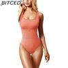 BITCED Summer Women's U-Neck Sleeveless Tank Top Bodysuit