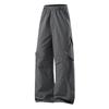 Pantaloni Assault Casual da Esterno Gamba Dritta Multitasche Stile Americano, Pantaloni da Paracadutista a Gamba Larga da Uomo, Pantaloni da Lavoro Multitasche