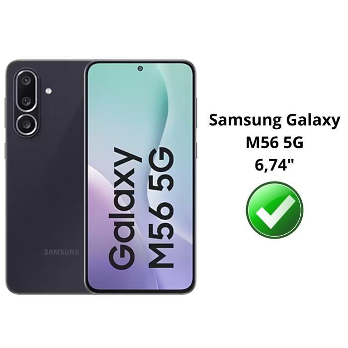 Gehärtetes Glas - Phonillico® - Samsung Galaxy M56 5G - 4er-Pack - Kratzfest - Transparent