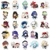 50 Chibi Genshin Impact Sticker - Cartoon Kawaii Spiel Dekoration für Thermobecher und Notizbücher