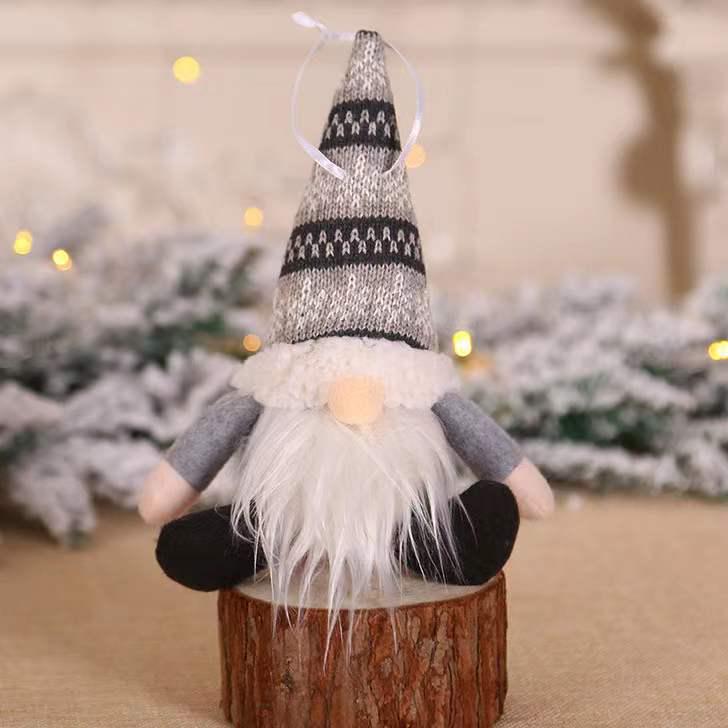 Creative Sitting Forest Man Christmas Tree Ornament Doll