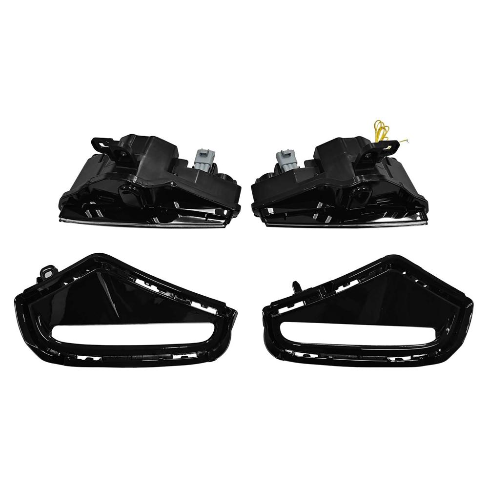 For 2019-2025 Toyota RAV4 LED Dual Color Fog Light DRL Signal Lamp W/Turn Signal