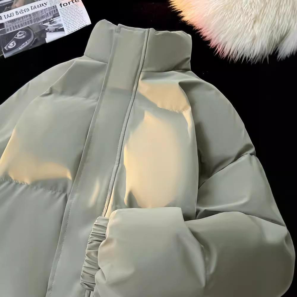 Basic Cotton-padded Clothes Men's Jackets Winter Thickened Warm Cotton-padded Jackets Bread Clothes Winter Cotton-padded Clothes