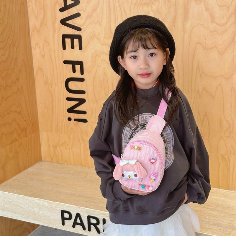 Cartoon-style Kindergarten Baby Boys' and Girls' Backpack - Fashionable Single-shoulder Crossbody Bag