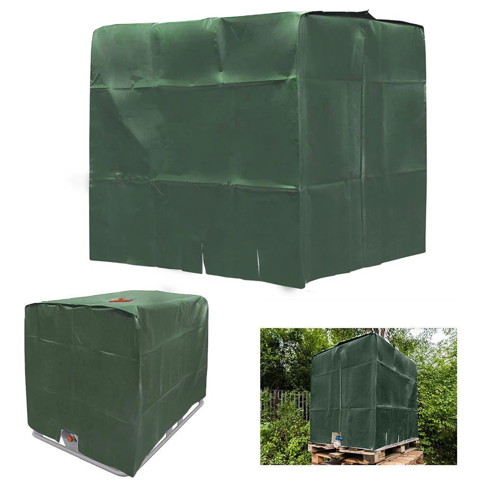 Contenitore IBC da 1000l Copertura Protettiva in Foglio di Alluminio, Tessuto Oxford Impermeabile e Resistente ai Raggi UV Copertura Antipolvere e Durevole per Serbatoio Acqua Piovana