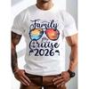 Family Cruise 2026 Summer Vacation Matching Family Cruise T-Shirt, Graphic Tees Men LTQD