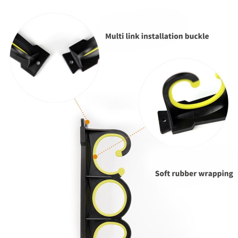 Fishing Rod Rack Holder Hanger Holds up to 8 Fishing Rods Wall Ceiling Mount for Garage Storage Organizers Display Stand