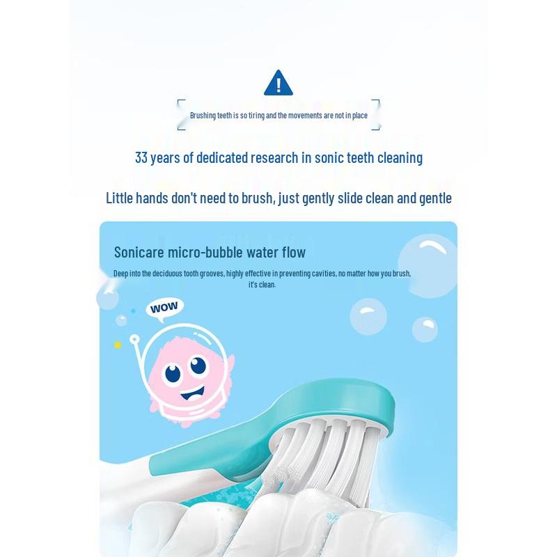 Philips Sonicare Kids Electric Toothbrush HX5232 CN plug (adapter included)