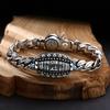 New Niche Design Men's Fashionable Vintage Six Character Mantra Bracelet Men's Jewelry