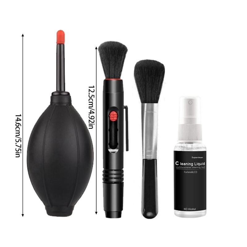 Professional DSLR Camera Cleaning Kit with Cleaning Swabs Microfiber Cloth Camera Cleaner Pen for Camera Accessories