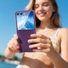 For Samsung Galaxy Z Flip7 5G Case Hinge Protection Hard PC Phone Cover Built-In Screen Film