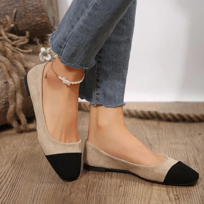 

2024 Женская летняя мода Новые туфли на плоской подошве Удобные туфли с острым носком Повседневные свадебные женские кроссовки для ходьбы 40 коричневый