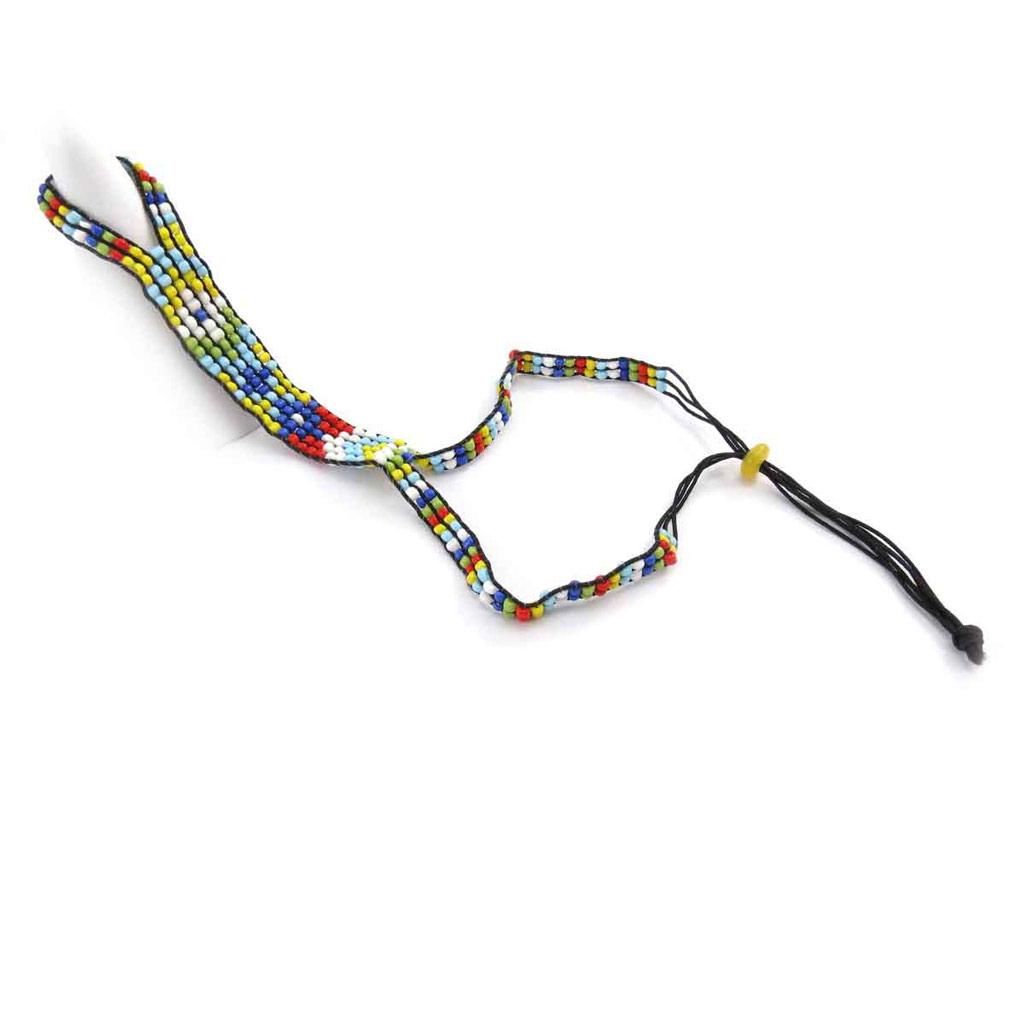 Les Trésors De Lily [J8928] - Wielokolorowy łańcuszek na kostkę 'Kilimanjaro'