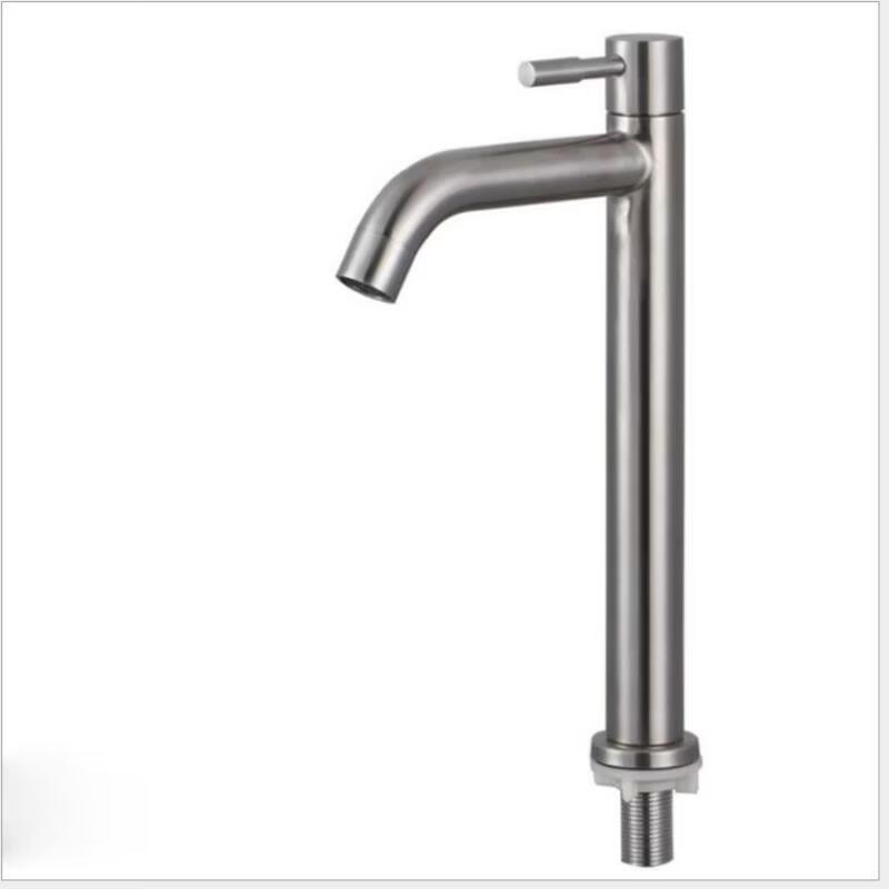 TLXT 304 Stainless Steel Single Cold High-Arc Basin Faucet