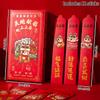12Pcs/Box Traditional DIY Red Envelope Cartoon Snak Year Red Envelope Draw Lots Red Pocket  New Year