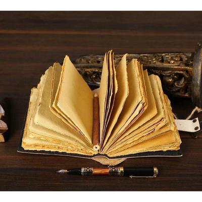 Kožená ručně vyráběná žurnál Butterfly tištěná kancelář a osobní použití Plánovač cest Umělec Unregulled Sketchbook Psací deník s C-Lock