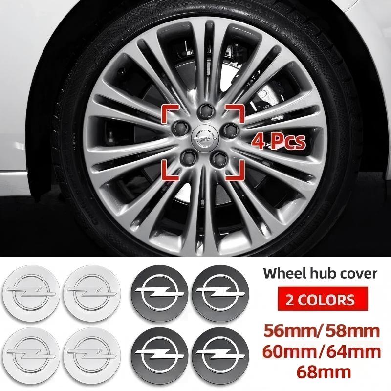 4PCS 58mm 64mm Anti-Scratch Car Wheel Hub Caps Fit For Opel Corsa Astra Insignia Vectra Zafira Meriva Mokka Grandland Vivaro NE9