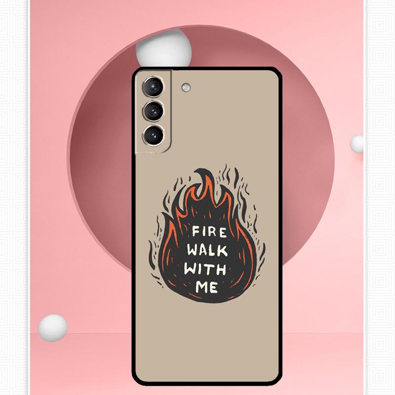 Fire Walk With Me Twin Peaks Case For Samsung Galaxy S25 Ultra S21 S22 S23 S24 Ultra S9 S10 S20 Plus S25 FE Cover Funda