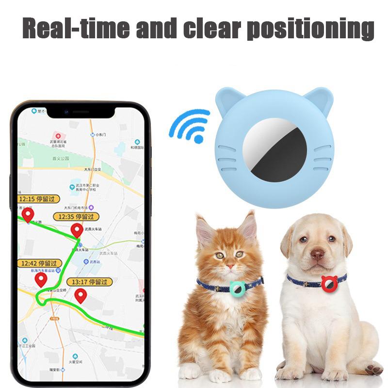 For Airtag Case Cat Collar Holder Stretchy Silicone Holder For Airtag Puppy Dog Anti-Lost Protective Pet Case Pet Protective