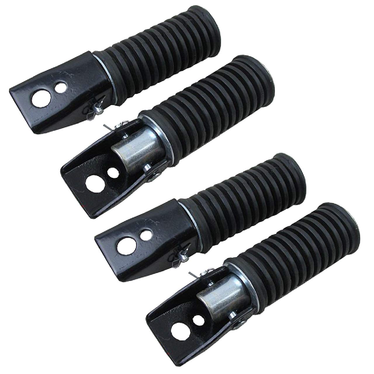 

HAMILO Motorcycle Rear Steps, Tandem Rear Seat, Pair (2-Piece Set)