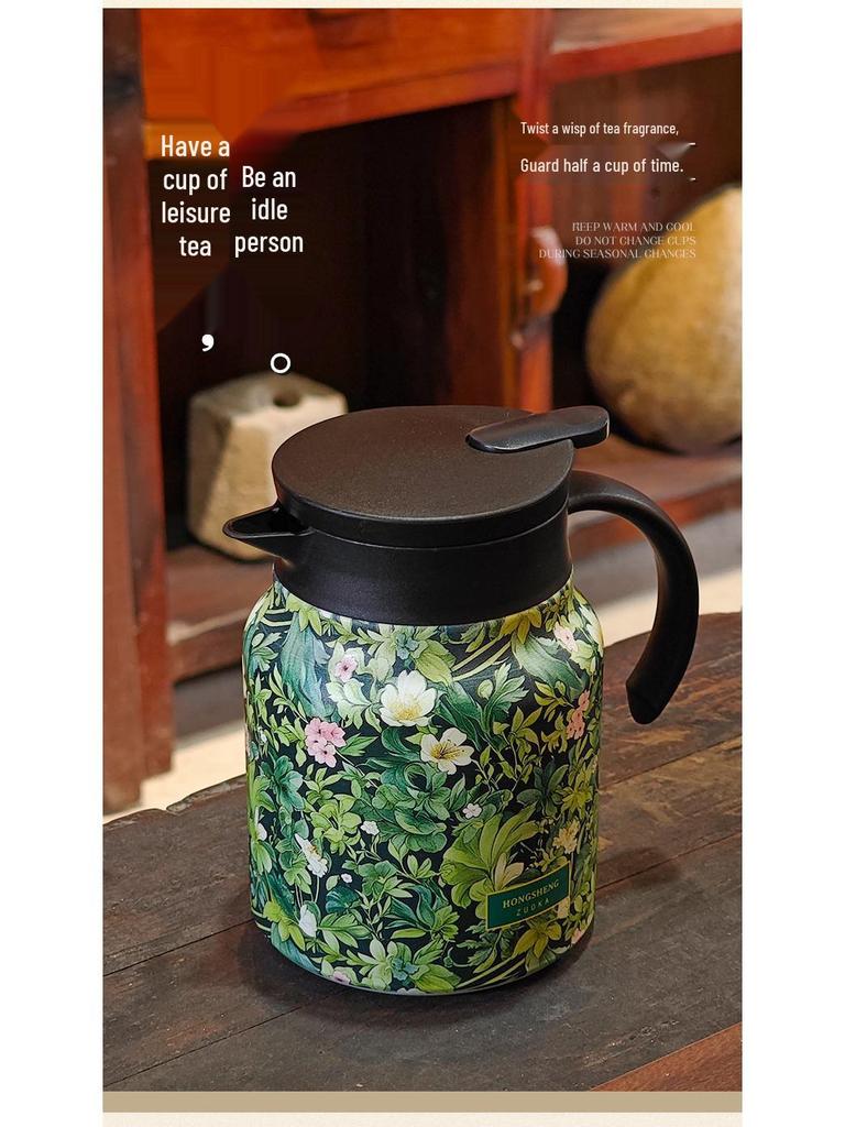 Chinese Teapot: Large-Capacity Insulated Stovetop Tea Maker with Tea-Water Separation for Traditional Brewing