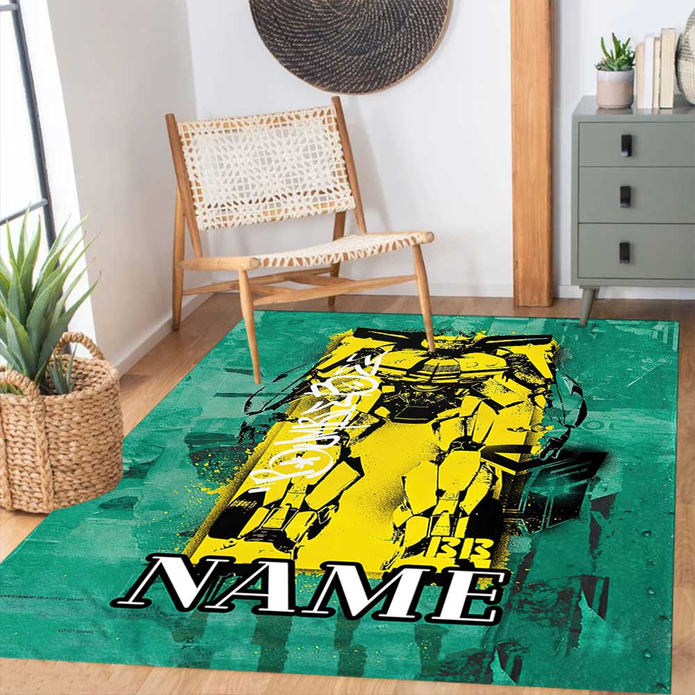 Love Transformers (16) Customize your name rug, office chair cushion, home bedroom living room gift.
