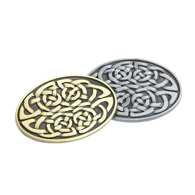 Korean Style Men's Smooth Belt Buckle for Social and Youth Pants