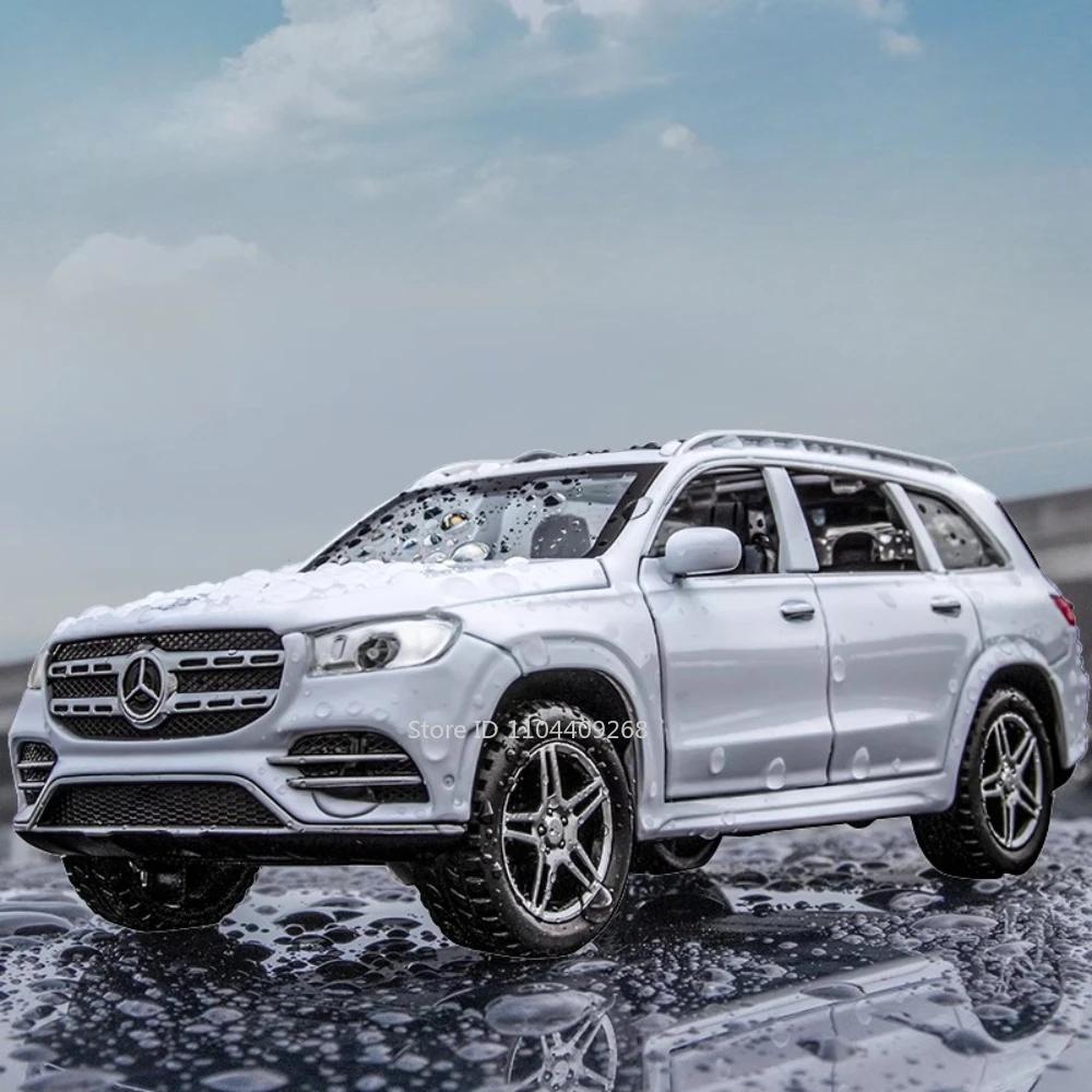 1:32er Maßstab GLS580 G65 SUV Automodell Spielzeug Die-Cast Metall Simulation Sound Licht Pull-Back Fahrzeugmodelle Sammlung Beste Geschenke
