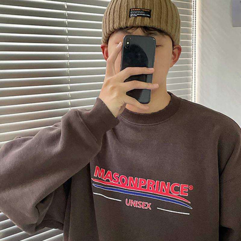 LOOKING4U On the Moment Vintage Lettering Label Hairband Brown