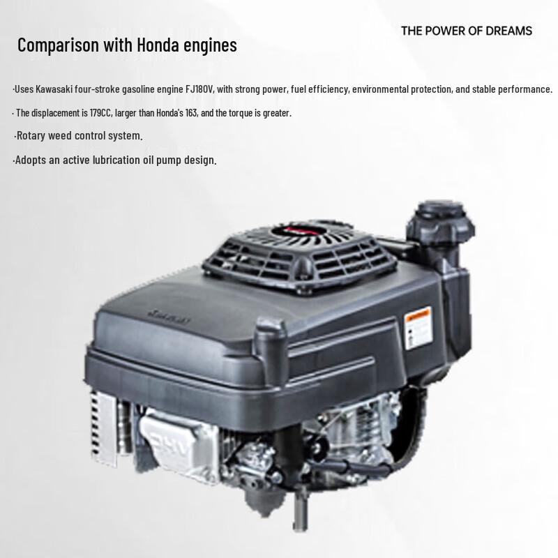 KAZZ KZ217KS 21-inch Self-Propelled Gasoline Lawn Mower CN plug (adapter included)