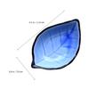 2Pcs Leaf Shape Ink Dish Ceramic Ink Tray Calligraphy Supplies for Beginners Professionals Artists Lightweight Polished Easy