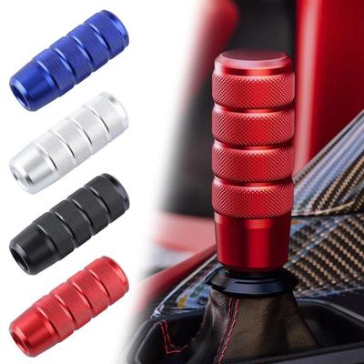 95MM Universal Non-Slip Gear Shift Knob Manual Transmission Aluminum Knurled Shifter Lever Knob Car Interior Accessories