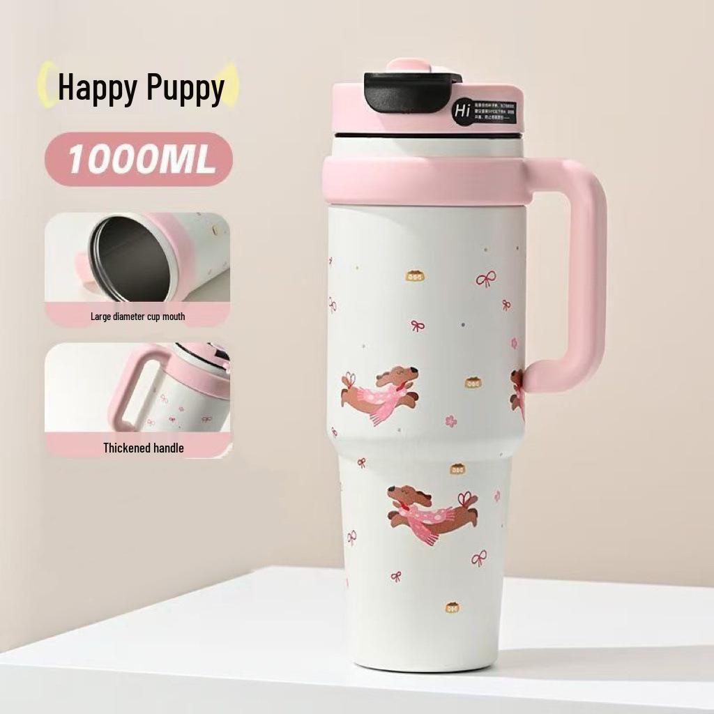 

Premium Large-Capacity Dual-Use Coffee Thermos – Luxurious Home & Office Mug